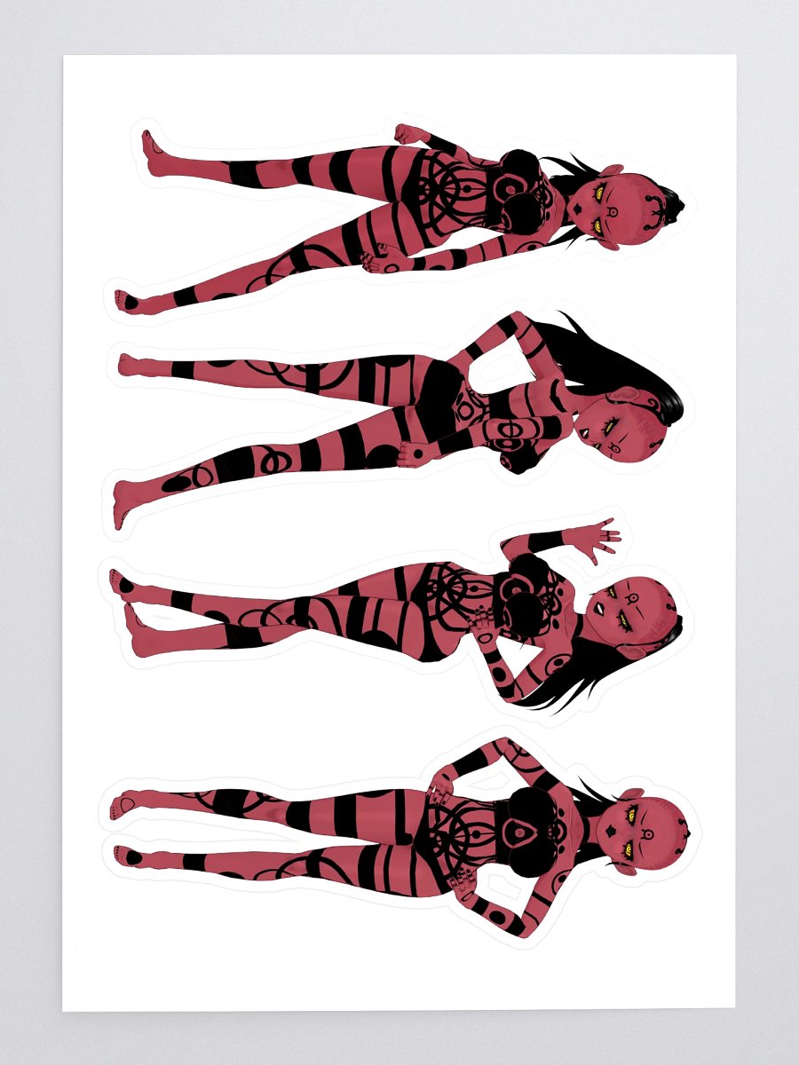 Gora (The Destroyer) : Sticker Sheet #1 product image (3)
