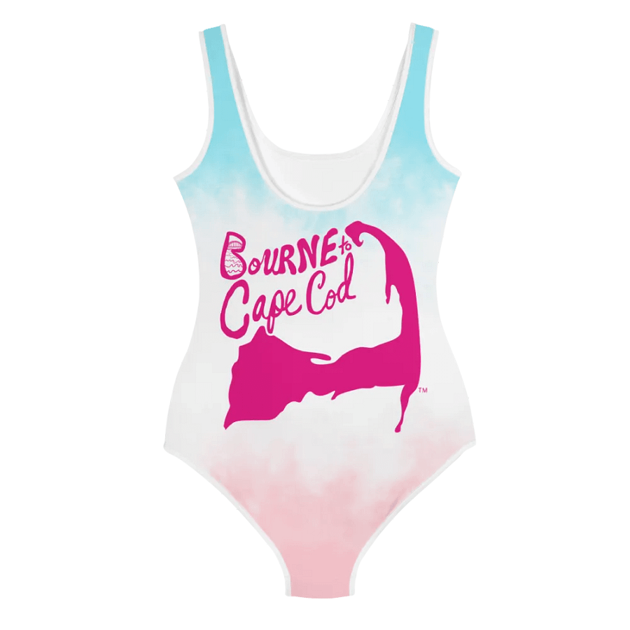 💖Girls' | Youth | BRN.2C.C.™ | Patriotic Pastels Swimsuit 👙| Pink Logos product image (6)