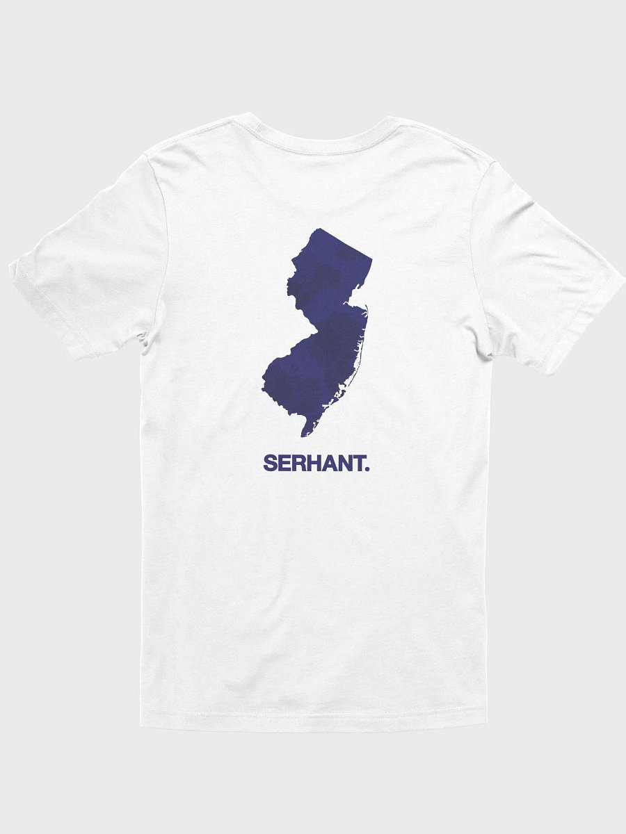 SERHANT. New Jersey White State T-Shirt product image (3)