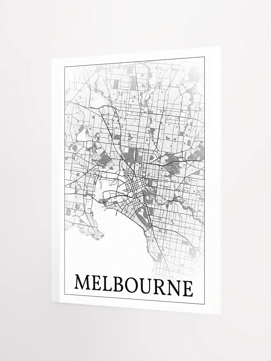 Melbourne, Australia, city map print product image (10)