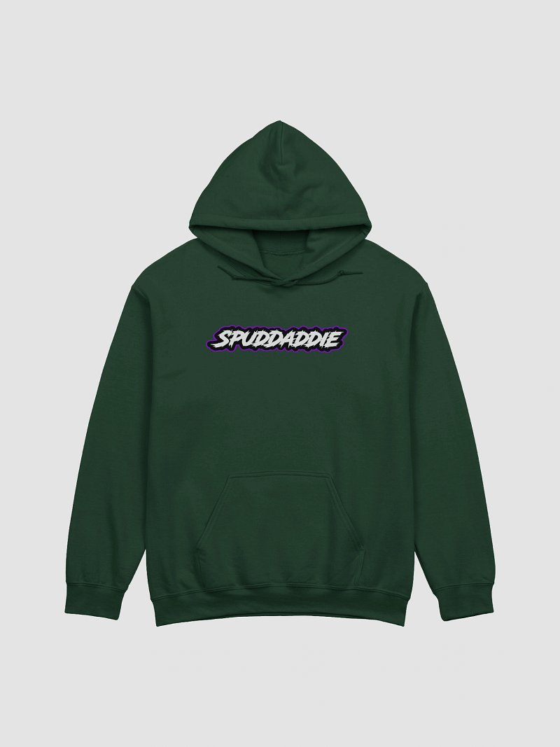 Large logo and SpudDaddie hoodie