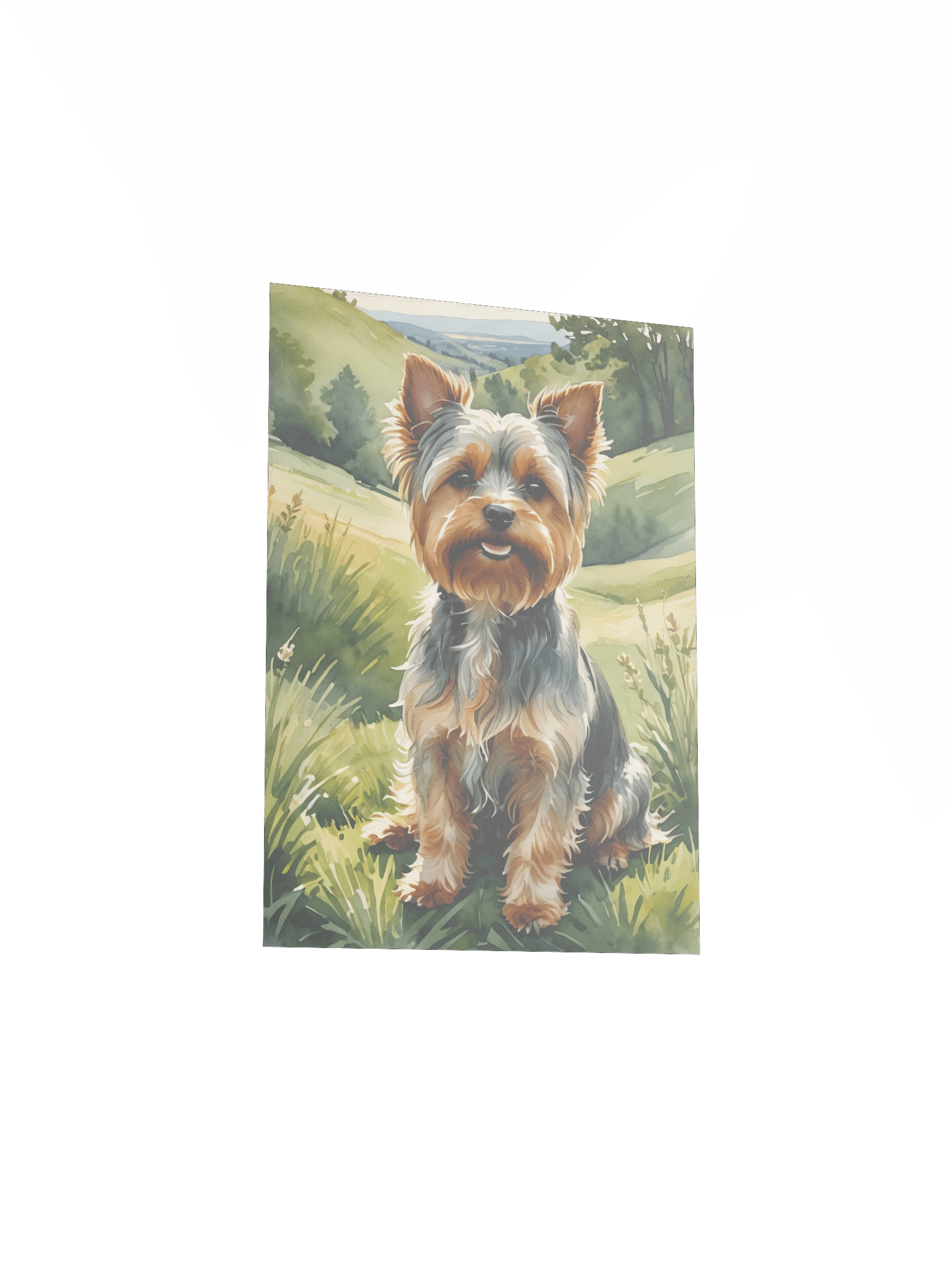 Yorkie Terrier Lover Matte Paper Poster product image (3)