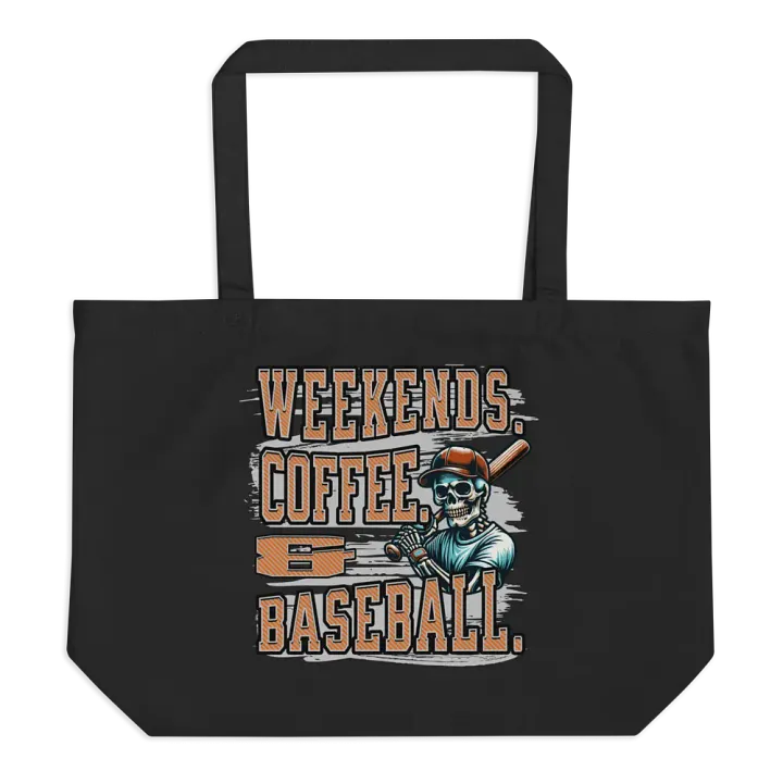 Weekends Coffee And Baseball Skeleton Warrior Tote product image (1)