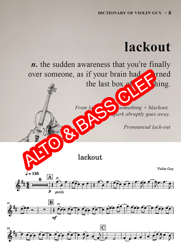 lackout - Alto & Bass Clef product image (1)