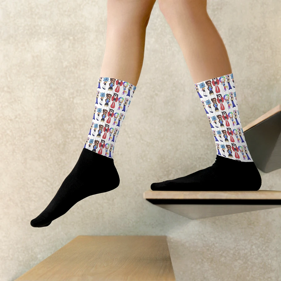 White Group Chibi Socks product image (9)