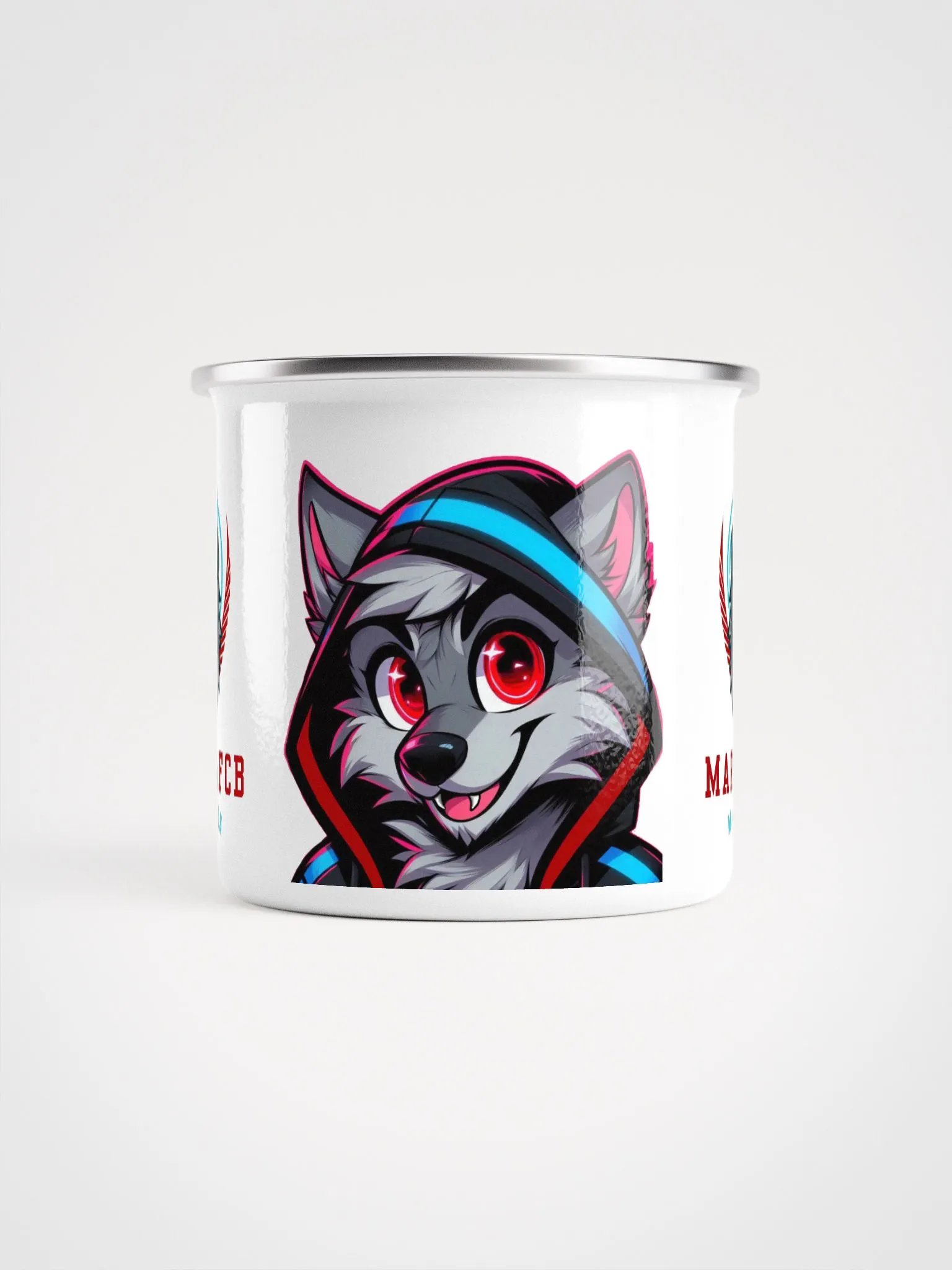 Logo & Character Enamel Mug product image (2)