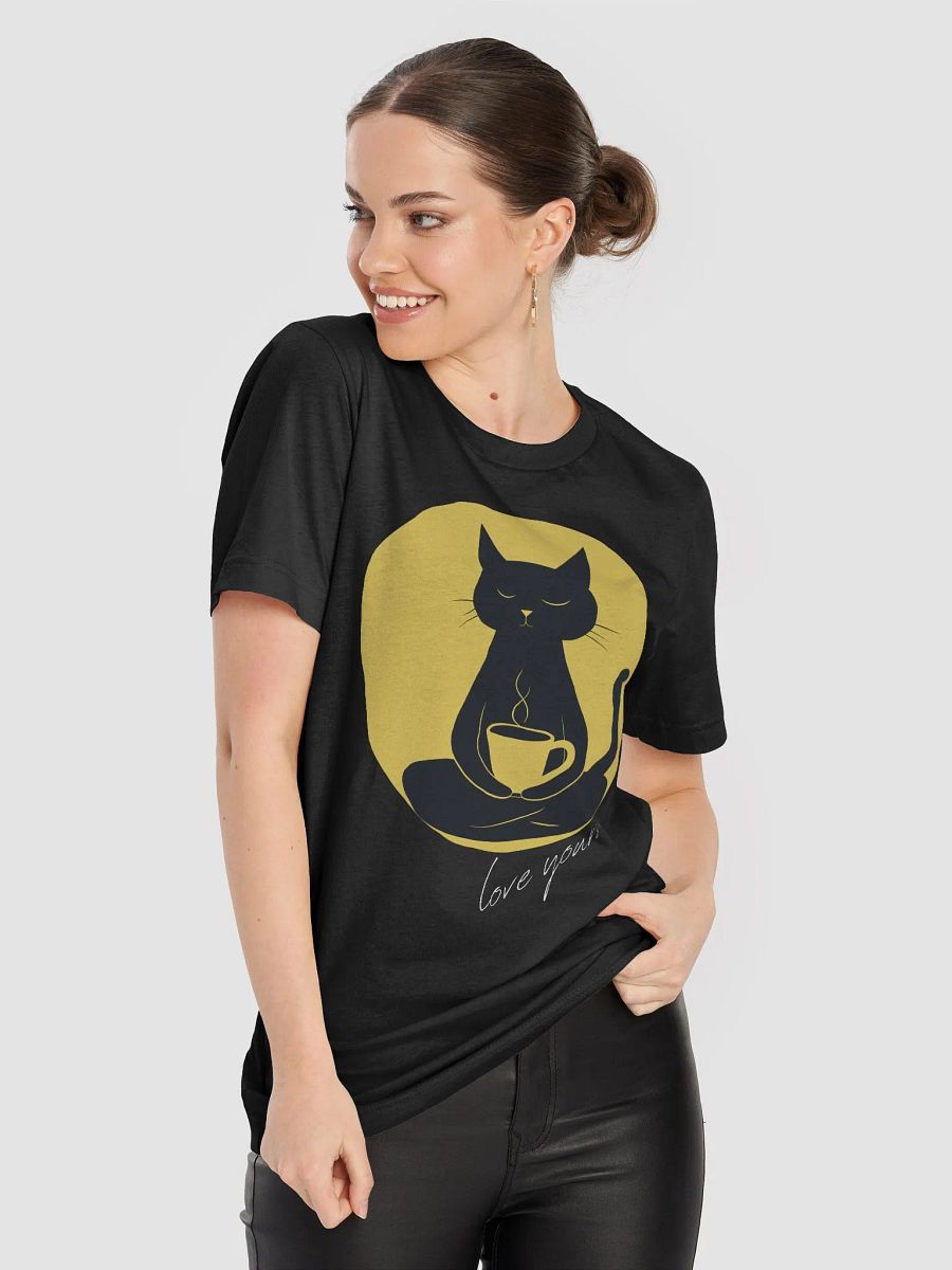 Zen Cat Coffe T-Shirt product image (4)