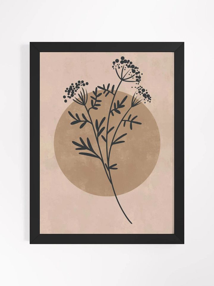 Chic Botanical Bliss Framed Poster product image (1)