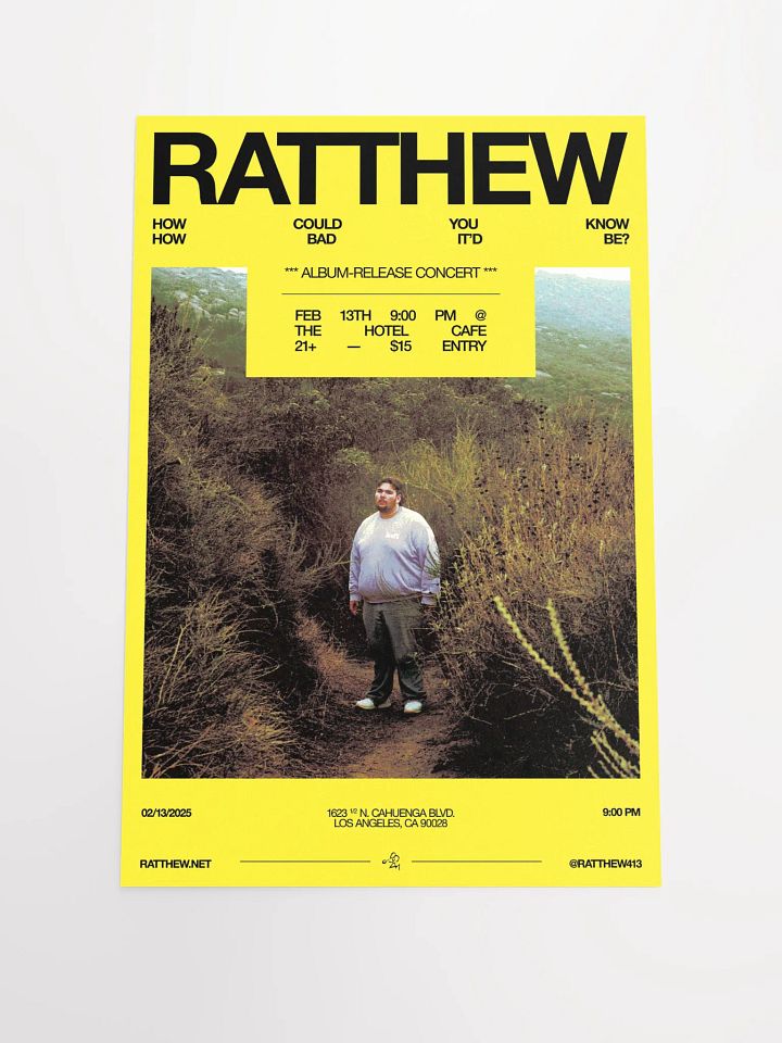 How Could You Know? Official Poster product image (1)
