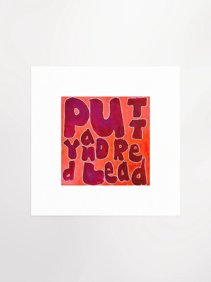 Putty and Red Lead Print product image (1)