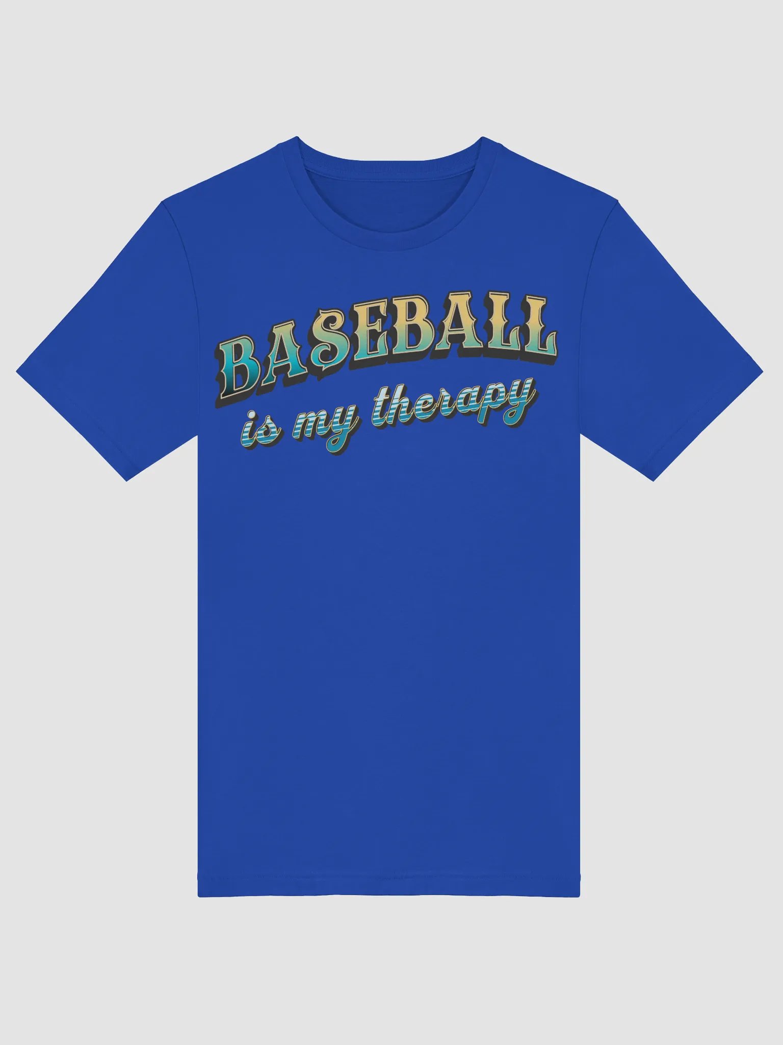 Baseball Is My Therapy Vibes T-Shirt product image (1)