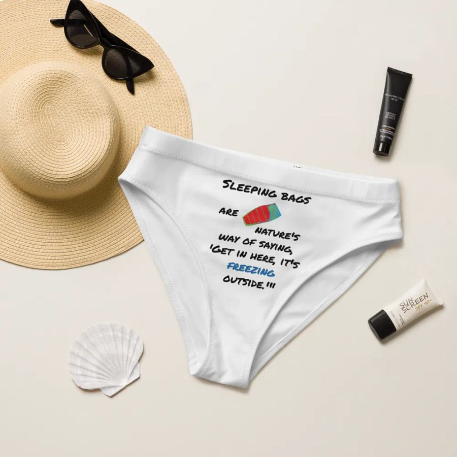 Arctic Dreams Recycled High-Waisted Bikini Bottom product image (8)