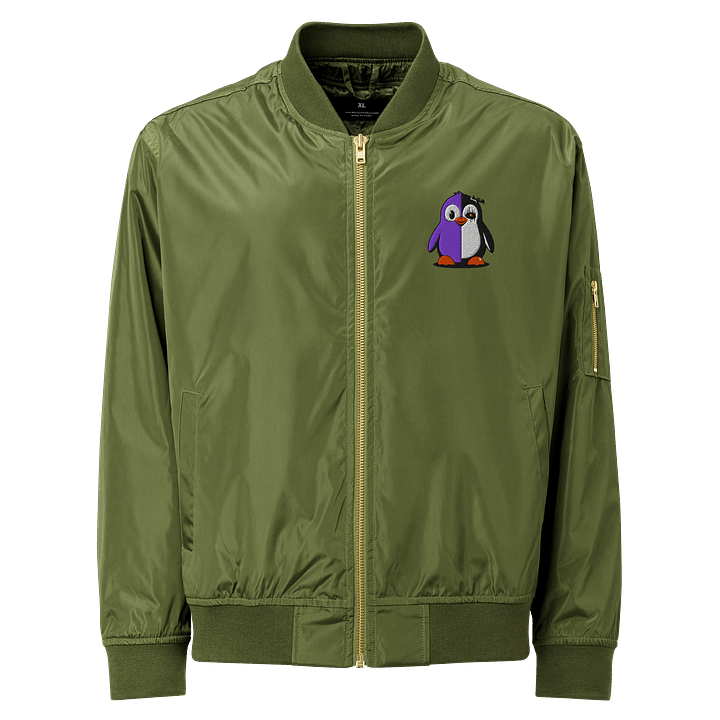 Split Style Penguin Bomber Jacket product image (2)
