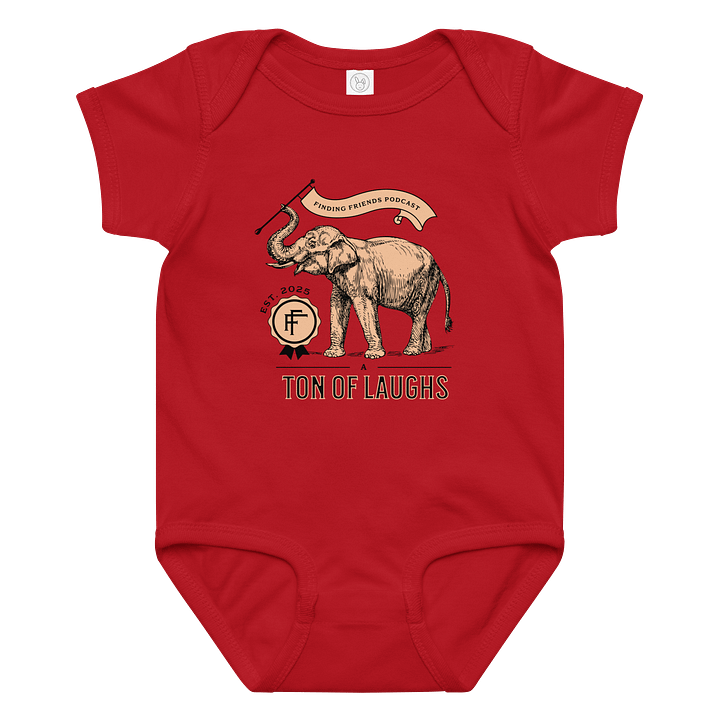 FF Elephant Friends Baby Bodysuit product image (1)