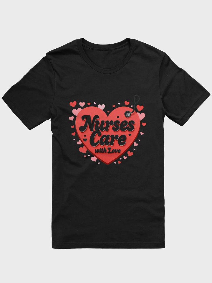 Nurse Love Heart Stethoscope T-Shirt product image (7)