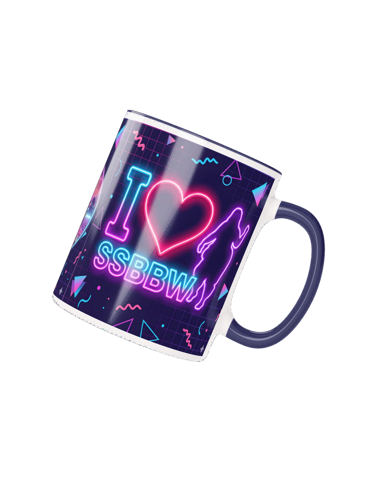 Neon I heart SSBBW BOB TV  Ceramic Mug product image (2)