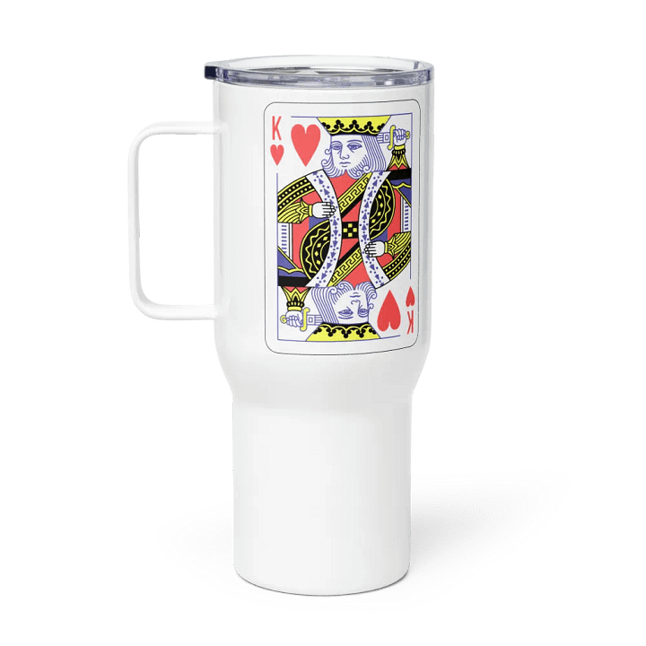 Regal King of Hearts Travel Mug product image (1)