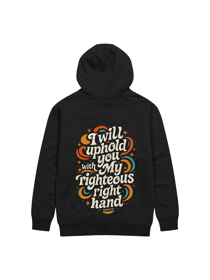 Isaiah 41:10 Retro Christian Hoodie – Premium Cotton Heritage Hoodie product image (1)