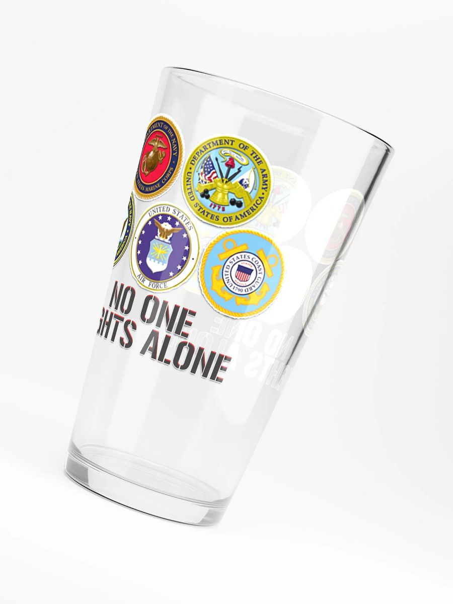 No One Fights Alone - Pint Glass product image (6)