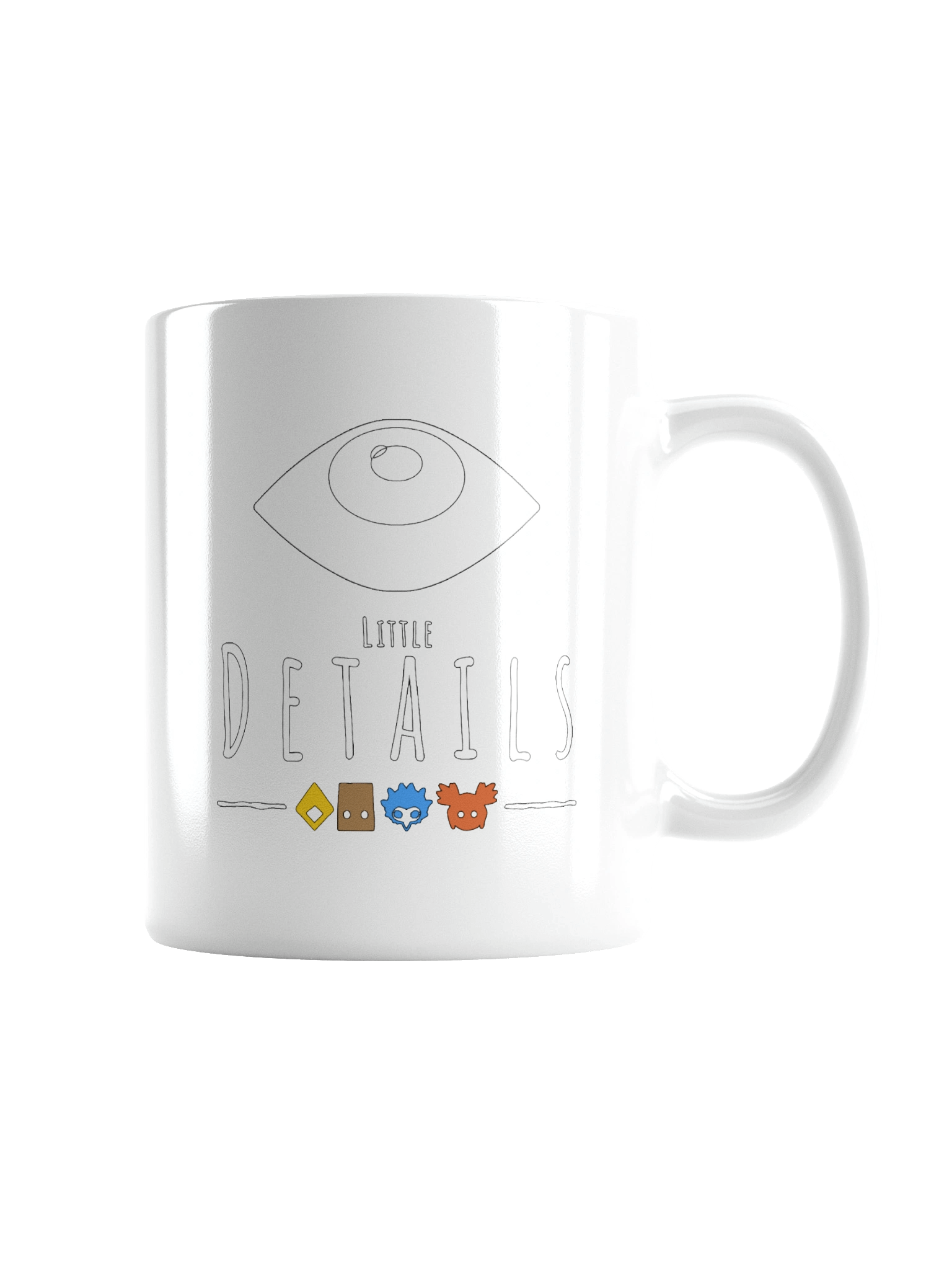 Little Details - White Glossy Mug product image (5)