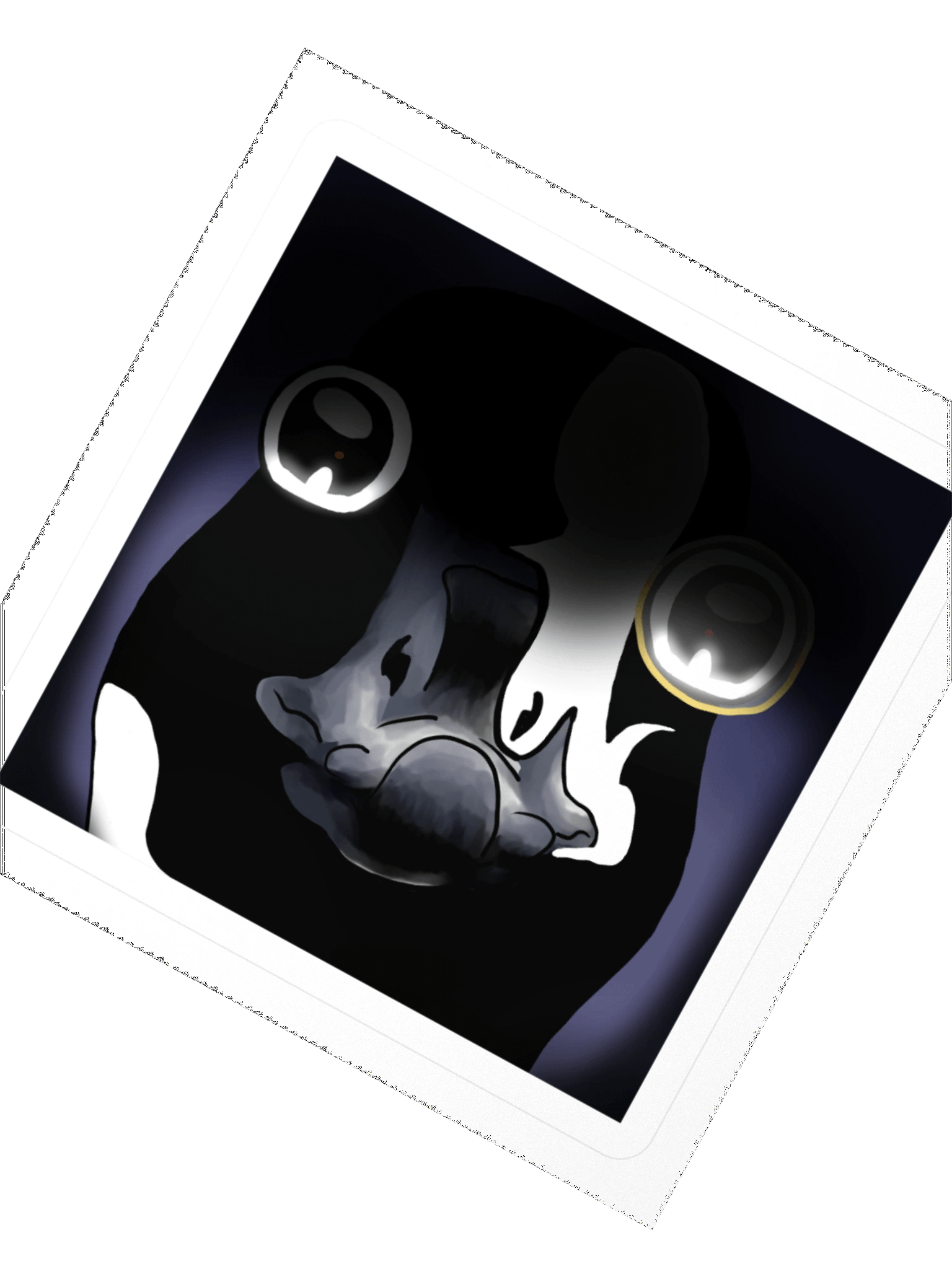 Doom Pengu Stare Sticker product image (2)