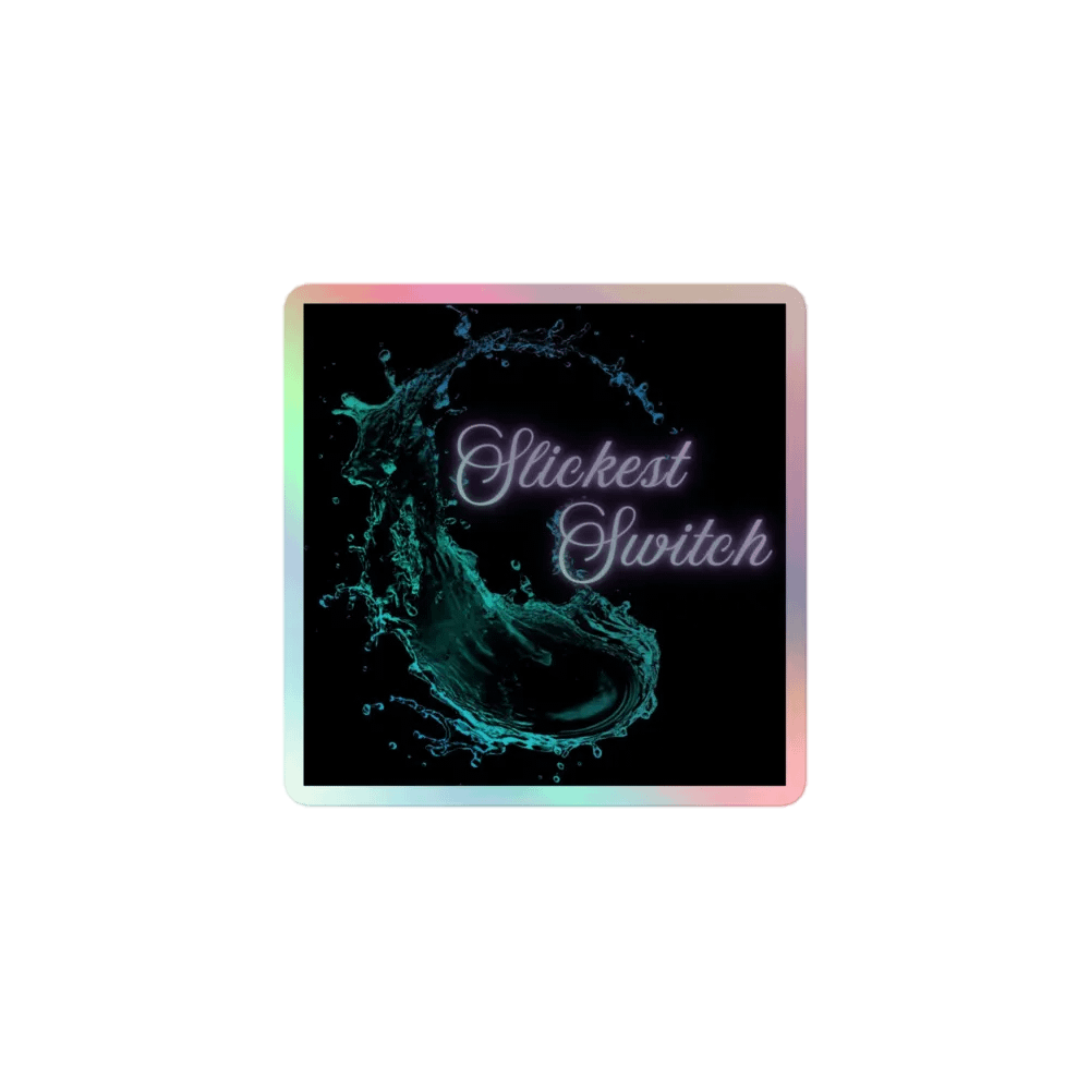 Slickest Switch Sticker Black Holographic product image (1)