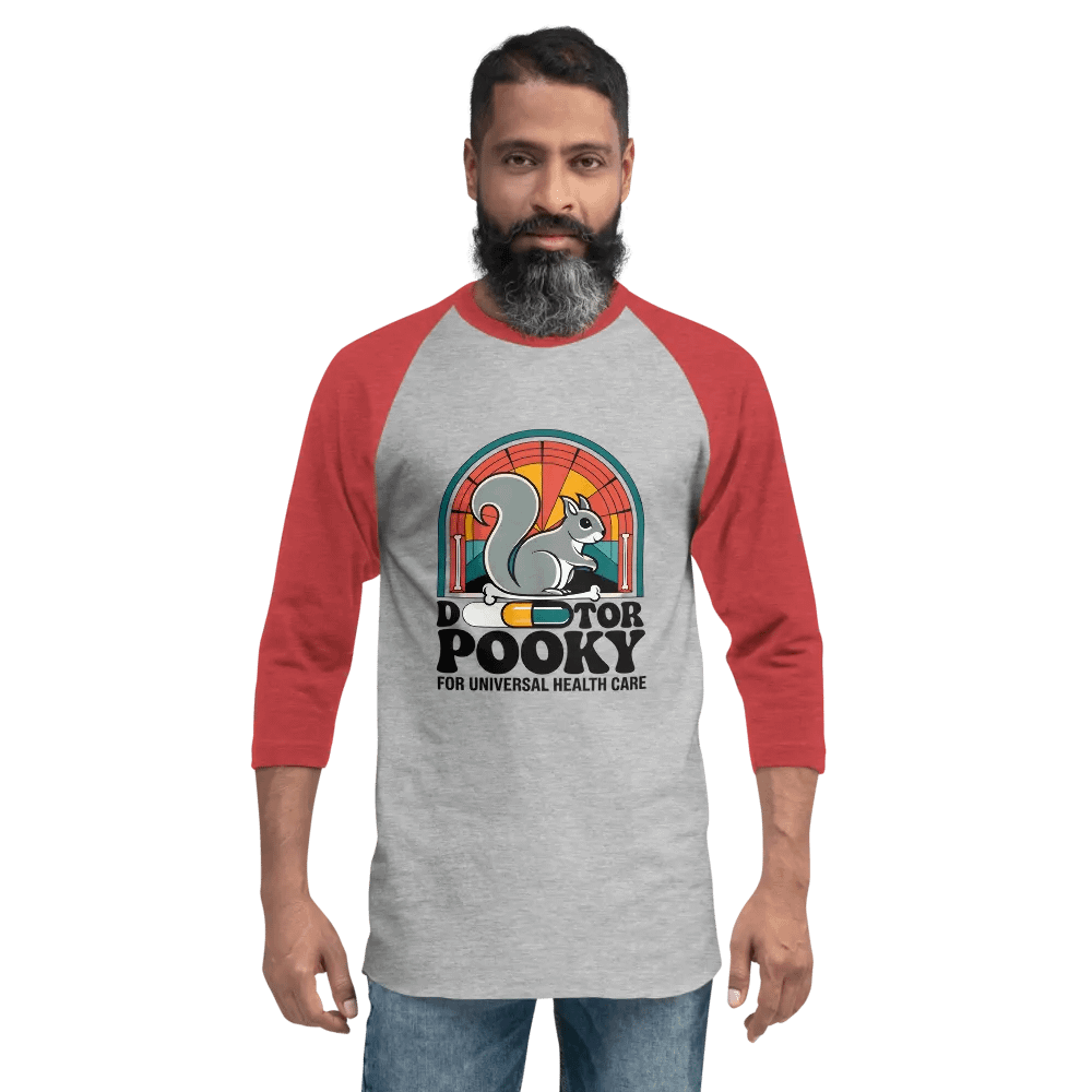 Universal Health Care Advocate Raglan Tee product image (2)