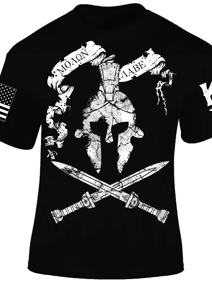 Molon Labe T-Shirt I Knives Out Clothing I Freedom I Patriot I Warrior I Veteran product image (1)