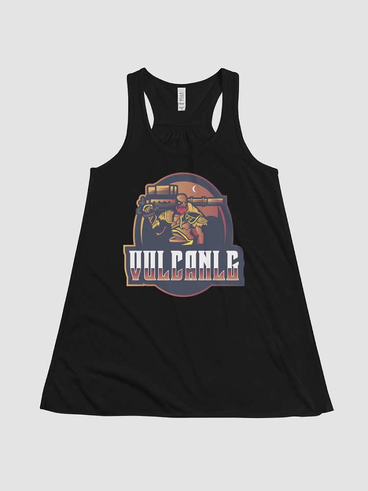 Vulcanlg Logo Women's Flowy Racerback Tank Top product image (1)