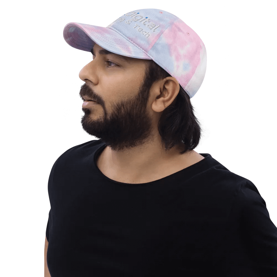Tie Dye Embroidered Hat product image (43)
