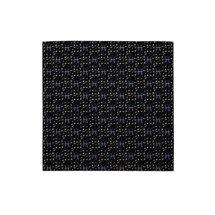 Pisces, Pastel Pisces Glyph, Bandanna product image (1)