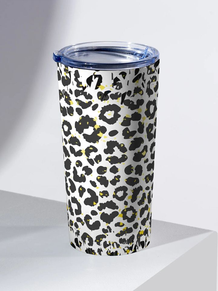 Leopard Print 20oz Stainless Steel Tumbler gift for entertainers safari lovers ladies men product image (2)