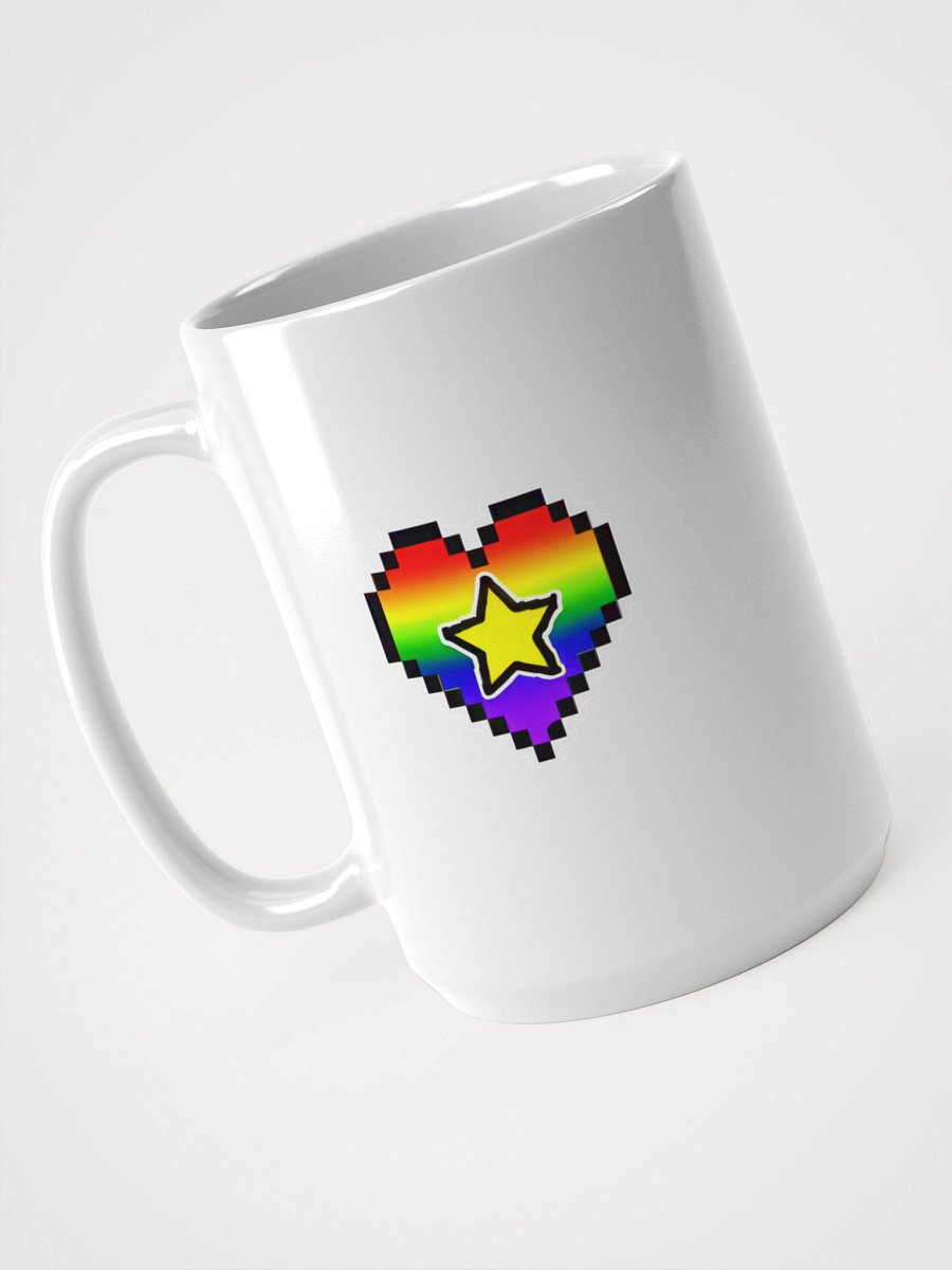 Happy Star Heart Mug 15 oz product image (3)
