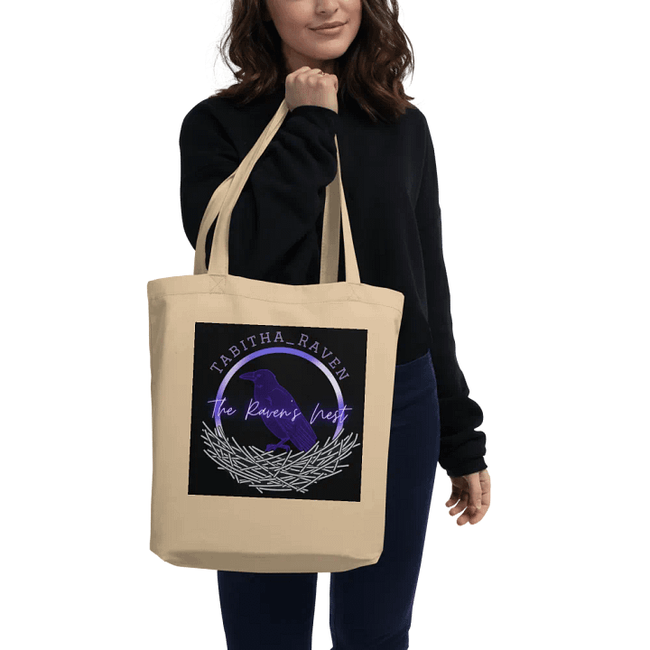 Raven's Nest Eco Tote: Mystical & Sustainable product image (2)