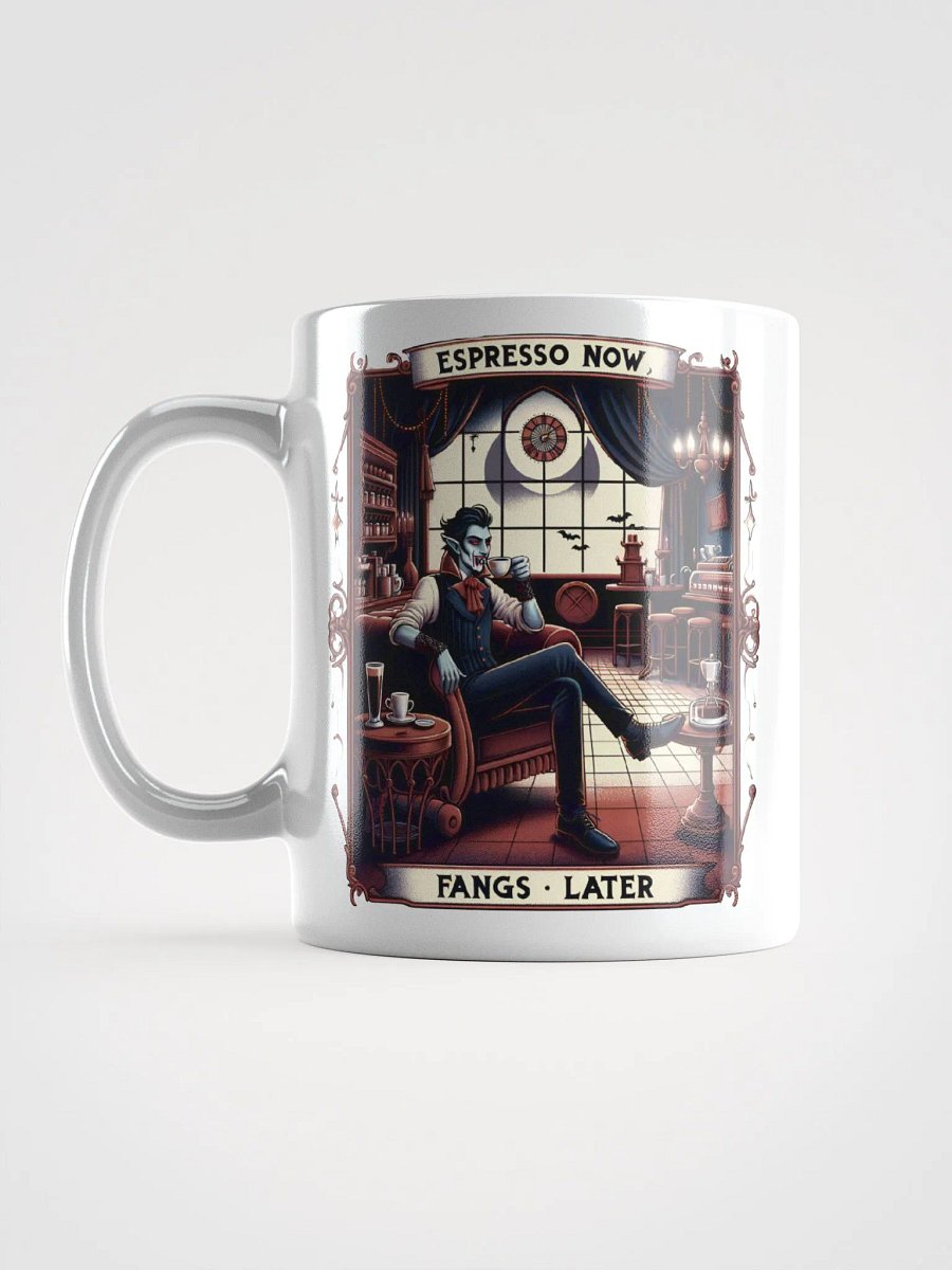 Espresso Now, Fangs Later- White Mug product image (7)