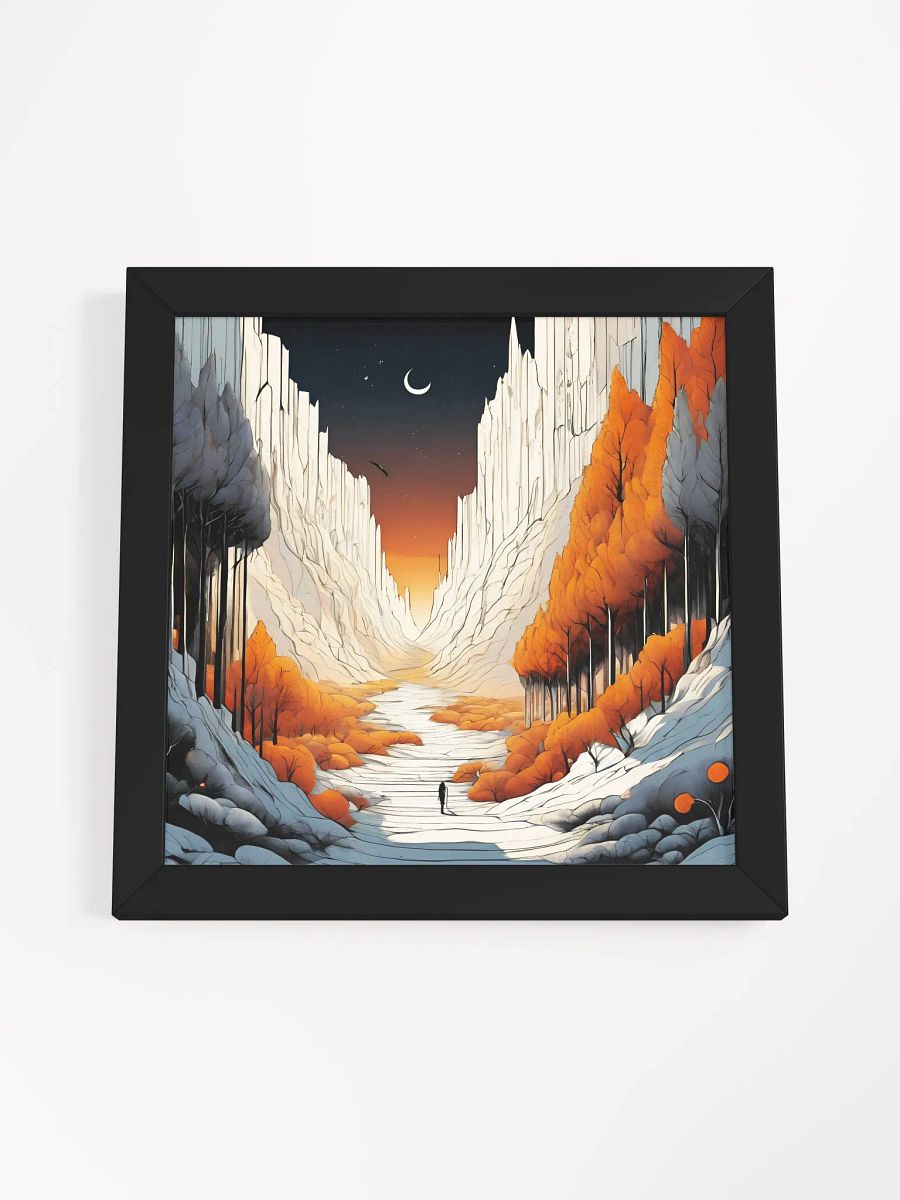 Light Rising from the Depths - Framed High-Quality Matte Poster product image (4)