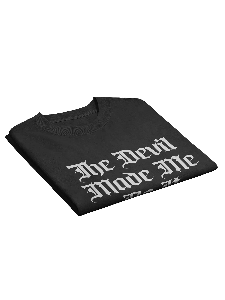 The Devil Made Me Do It Faded Oversized T shirt product image (3)