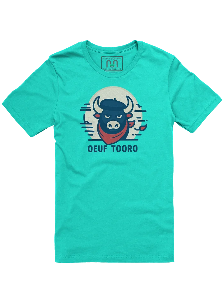 French Bull Graphic T-Shirt – OEUF TOORO by M-Art & Design product image (7)