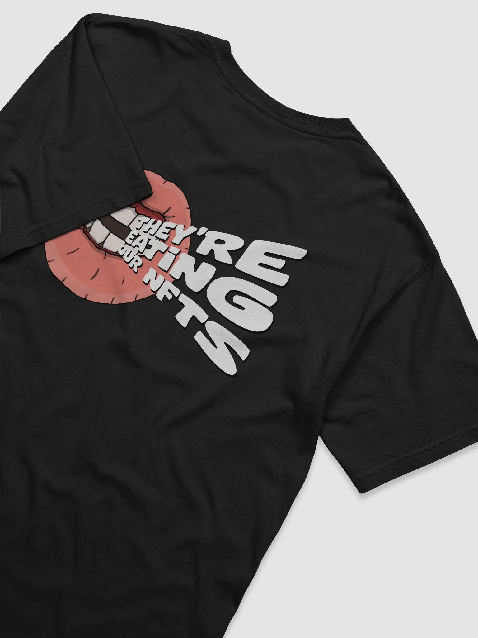 THEY'RE EATING OUR NFTS TSHIRT (FRONT & BACK) product image (6)