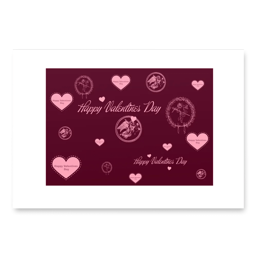 Heartfelt Valentine's Wrapping Paper Set product image (2)