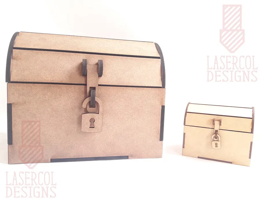 Box Chest (Two Sizes) - Laser Cut Files product image (4)