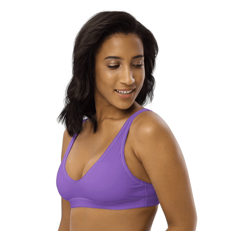 Plain Color Amethyst Padded Bikini Top product image (4)