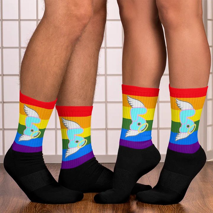 Light's Glitched Socks (Alphabet Mafia Edition) product image (2)