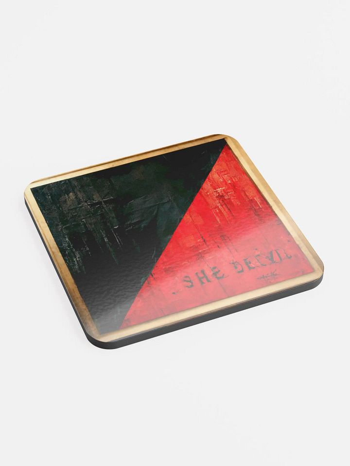 SHE DEVIL Glossed Cork Coaster product image (2)