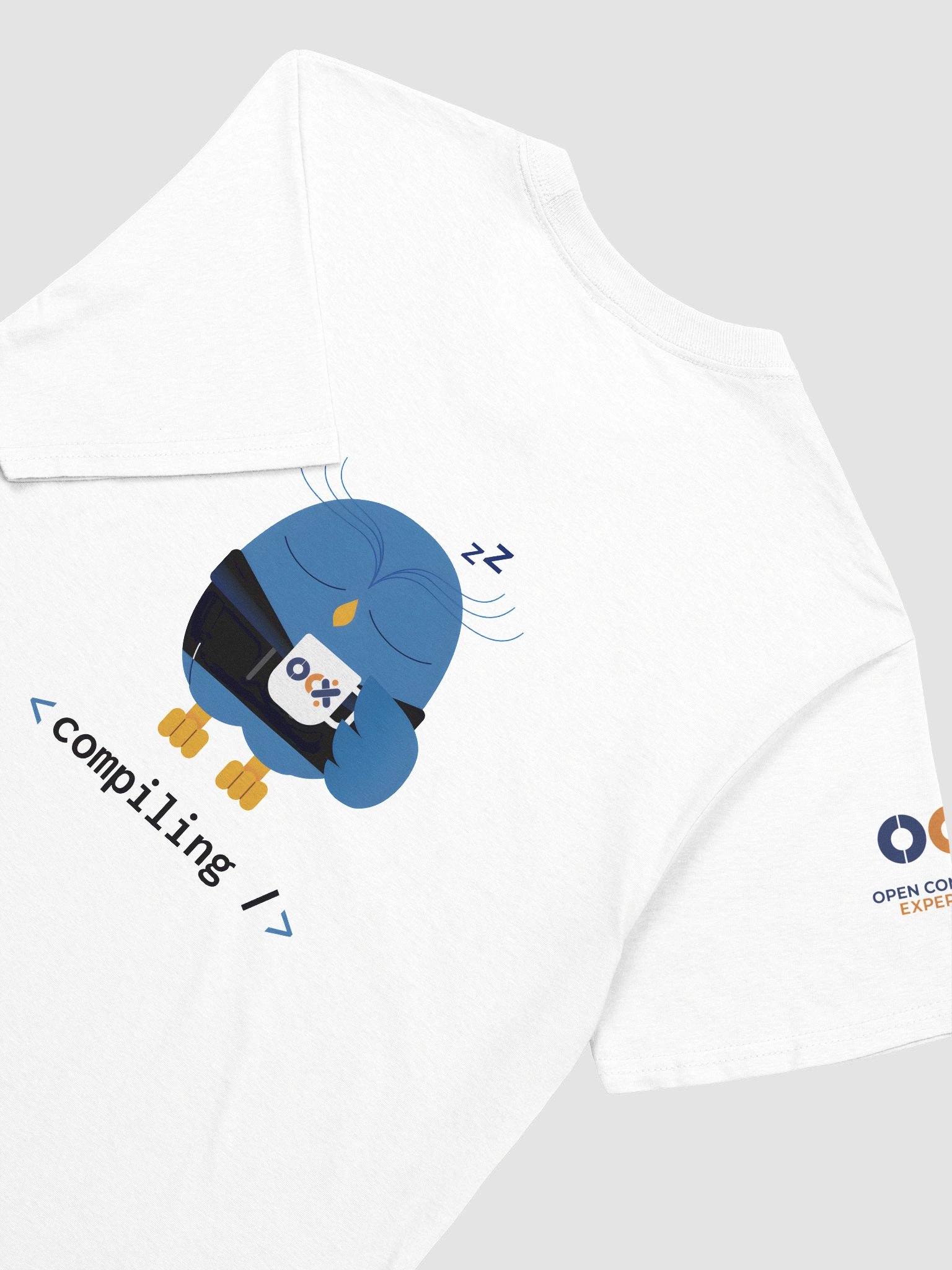 OCX Compiling T-Shirt (White) product image (4)
