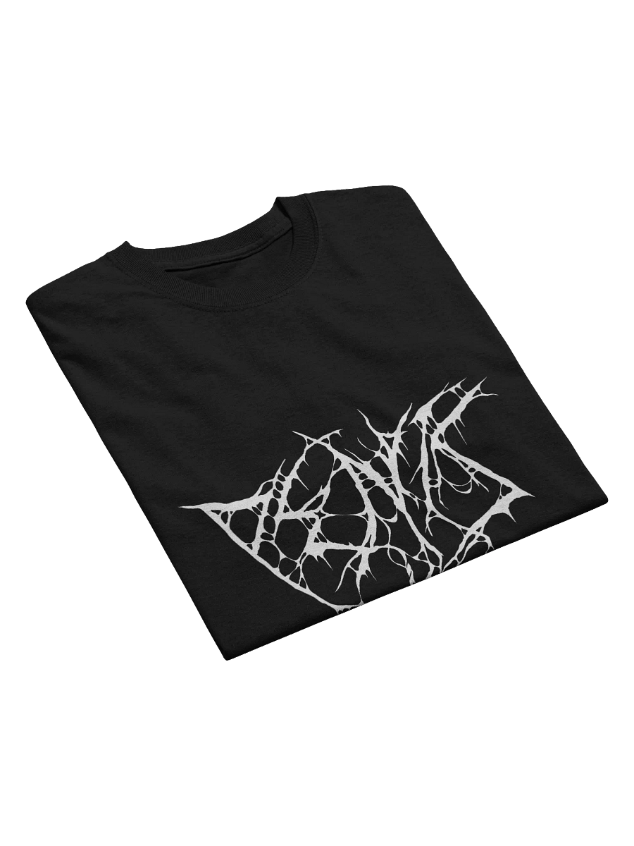 Band logo (white) unisex tee product image (104)