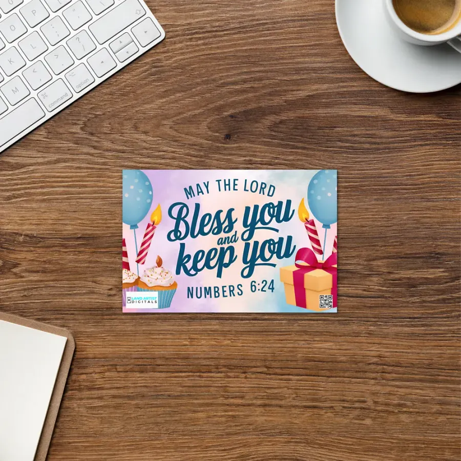 Happy & Blessed Birthday Card product image (6)