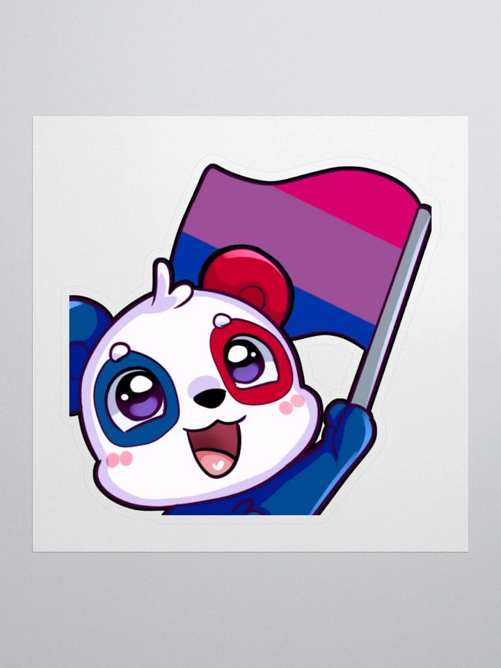 bisexual pride sticker. product image (1)