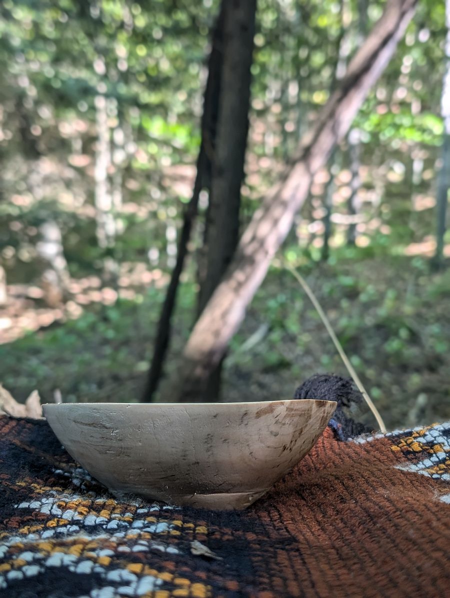 Medium Wood-turned Bowl product image (3)