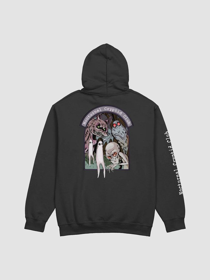 Nocturnal Cryptids Club Hoodie // Design on Back product image (1)